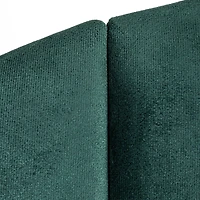Hello Honey® NoSom 5ft. Queen Sized Emerald Green Upholstered Velvet Panel Arched Headboard