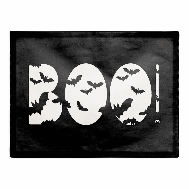 Boo Bats 18" x 14" Cotton Twill Placemat