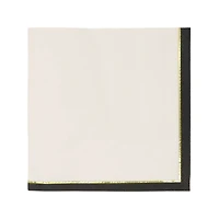 Cream & Black Lunch Napkins, 20ct. by Celebrate It™