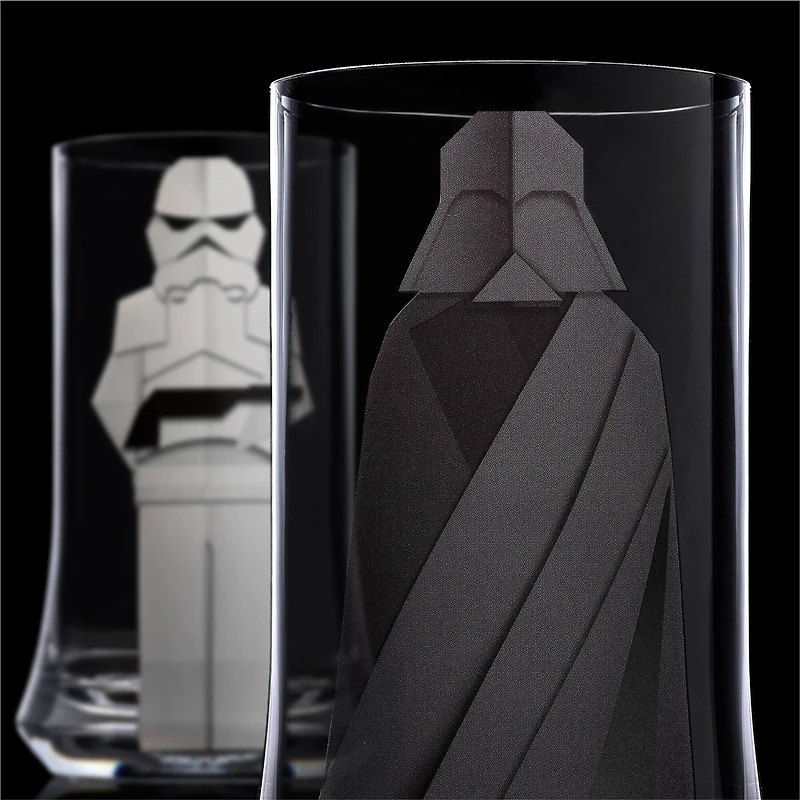 JoyJolt® Star Wars™ 18.5oz. Beware Of the Dark Side Tall Drinking Glasses, 2ct.