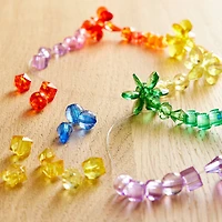 Rainbow Mixed Shape Faceted Beads by Creatology™