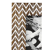 2 Pack Brown & White Modern 9" x 10" Frame