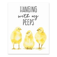Hanging with My Peeps Tabletop Canvas Art 