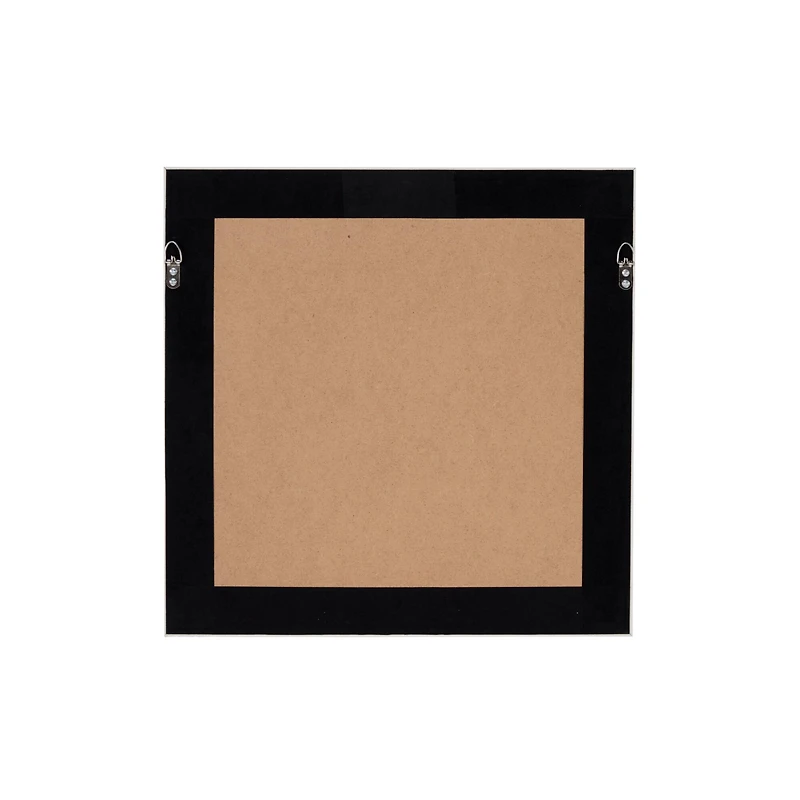 White Paper Handmade Geometric Circle Framed Shadow Box 