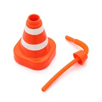 9.5oz. Orange & White Cone Cup by Celebrate It™