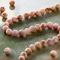 Pink Imitation Kunzite Round Beads by Bead Landing®, 4mm