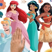 RoomMates Disney Princess Flowers & Friends Giant Peel & Stick Wall Decals