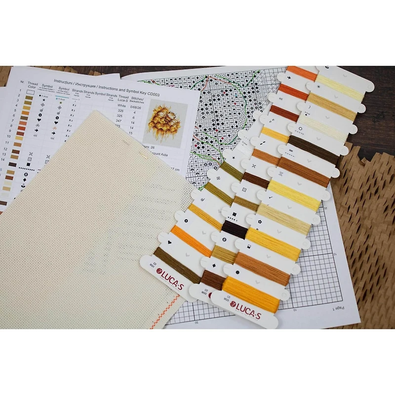 Luca-S Fragrant and Fluffy Counted Cross-Stitch Kit