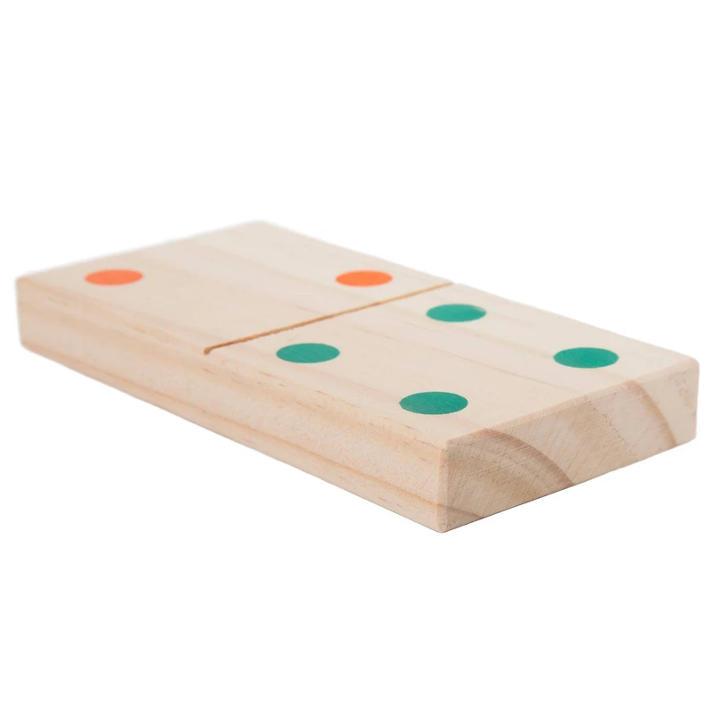 Toy Time Giant Wooden Dominoes Set