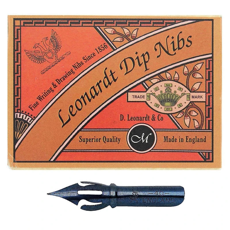 Manuscript Shorthand Leonardt Dip Nibs, 100ct.