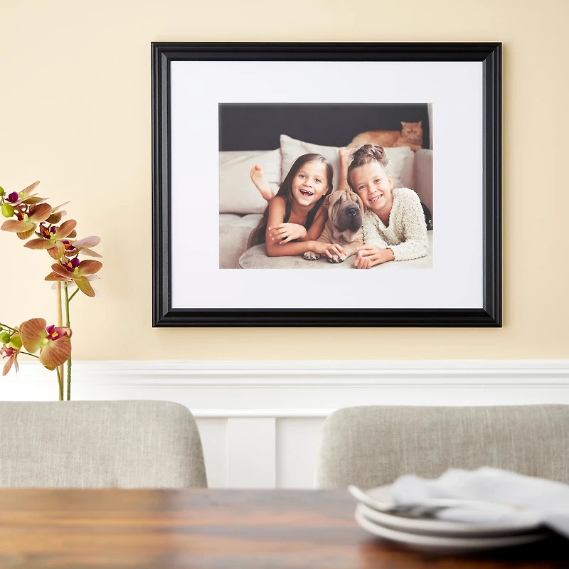 8 Pack: Black 11" x 14" Frame with Mat, Lifestyles™ by Studio Décor®