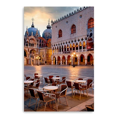Lumaprints Piazza San Marco at Sunrise #2 Canvas Giclée Wall Art