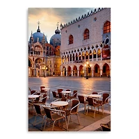 Lumaprints Piazza San Marco at Sunrise #2 Canvas Giclée Wall Art