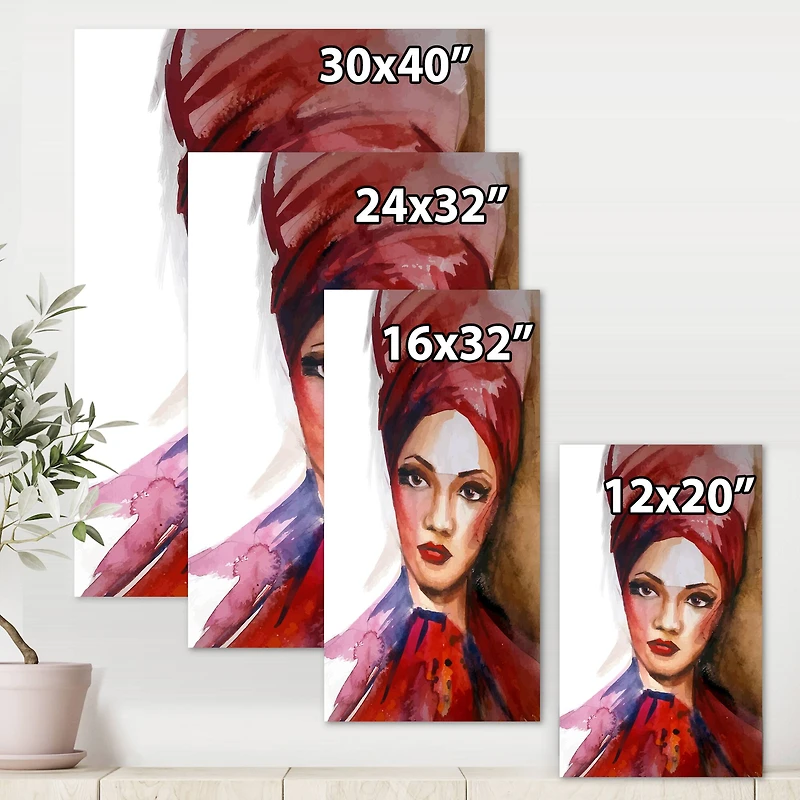 Designart - Portrait of Young African American Woman I