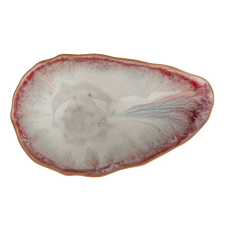 Hello Honey® 6.5" Berry Stoneware Footed Bowl