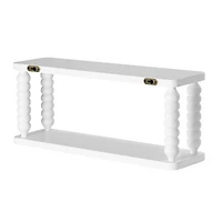 American Art Decor Galleon Wall Shelf, White - 22" x 9"