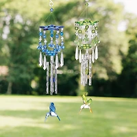 13" Blue Hummingbird Wind Chimes