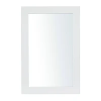 Black Wood Contemporary Wall Mirror 18" x 28"