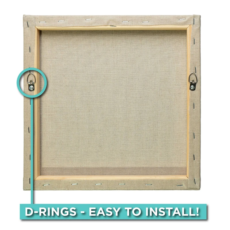 Wexel Art Beige Linen Gesso Primed Canvas