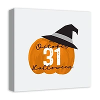 October 31 Halloween Canvas Wall Art