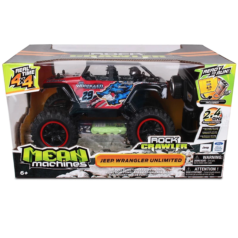 NKOK Mean Machines Rock Crawler RC Jeep Wrangler Unlimited