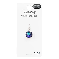 Blue Austrian Crystal Dome Charm by Bead Landing™