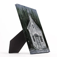 Winter & Christmas Church Tabletop Canvas