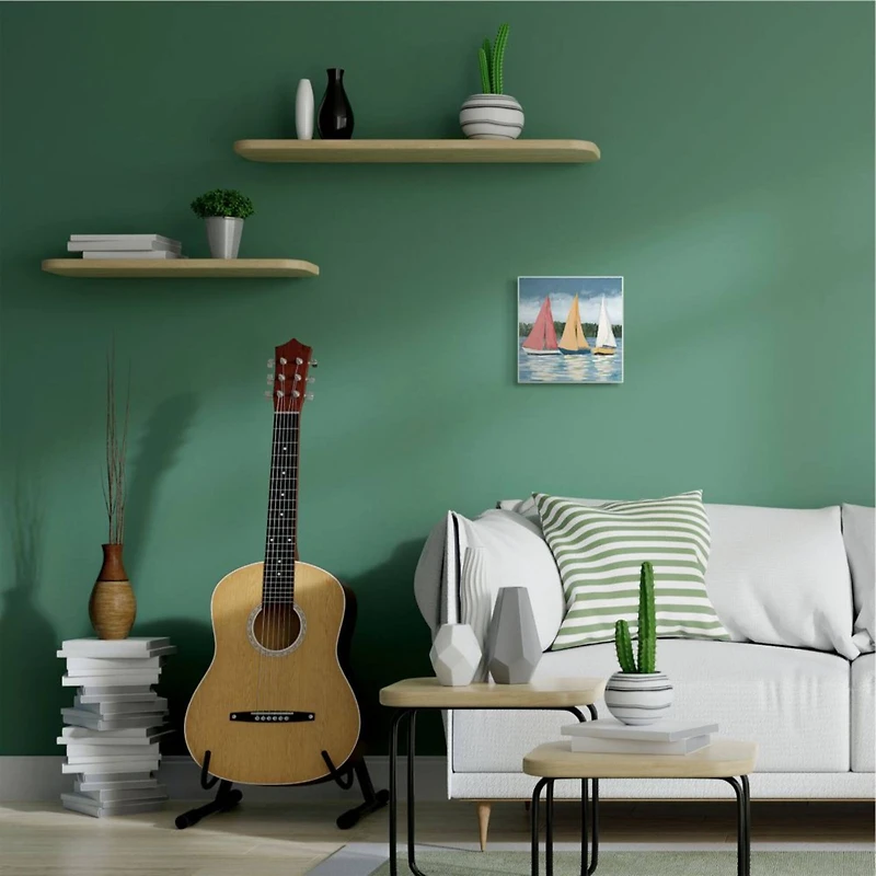 Stupell Industries Sailboats Wooden Wall Plaque