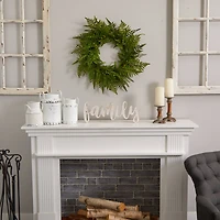 24” Mixed Fern Wreath