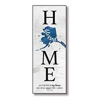 Alaska Home-Blessed Wood Wall Plaque With Hanger