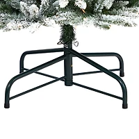 12ft. Pre-Lit Flocked Artificial Pencil Christmas Tree, Clear Lights