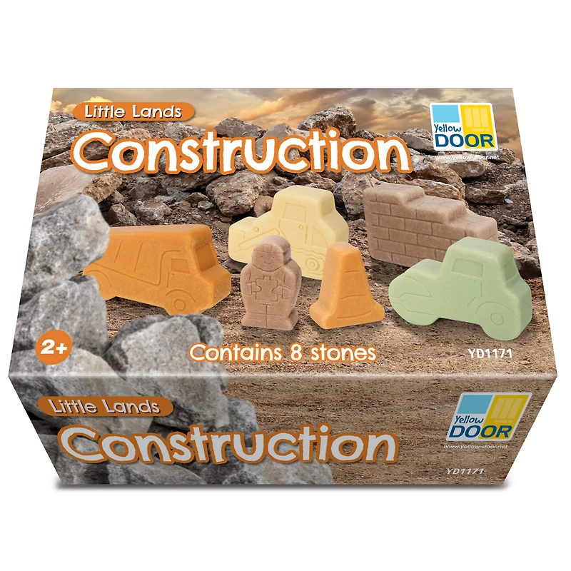 Yellow Door Little Lands Construction Stone Figure Play Set