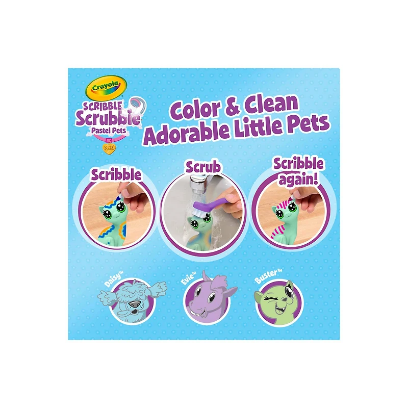 Crayola® Scribble Scrubbie Pastel Pets