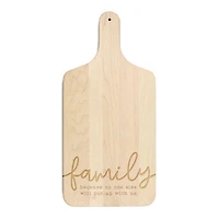 17" Put Up with Family Maple Paddle Cutting Board