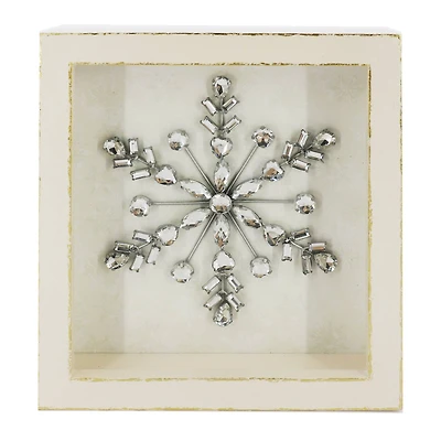 7" x 8" Snowflake Block Tabletop Décor by Ashland