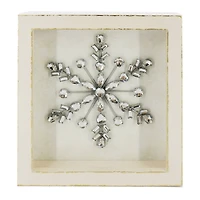7" x 8" Snowflake Block Tabletop Décor by Ashland