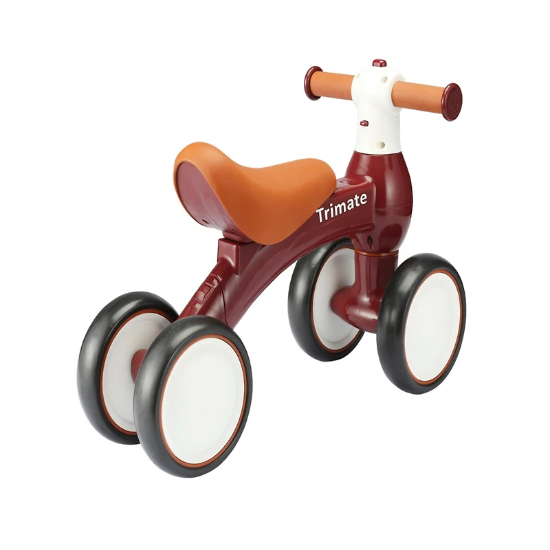 Trimate Red 4 Wheel Baby Walker Balance Bike