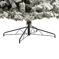 10ft. Unlit Flocked West Virginia Fir Artificial Christmas Tree