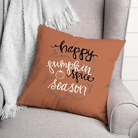 Happy Pumpkin Spice Season Throw Pillow