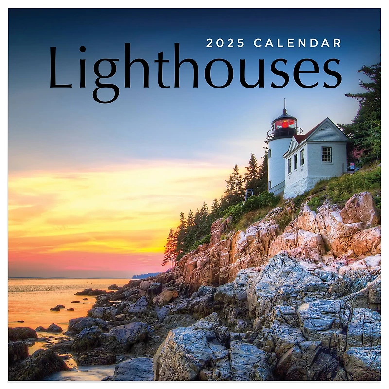 TF Publishing 2025 Lighthouses Mini Calendar