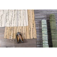 DII® Multi Gray Rag Rug, 2.25ft. x 6ft.