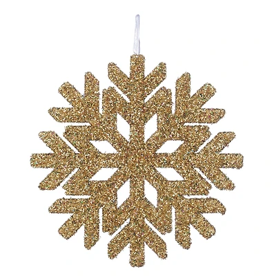 16" Glitter Snowflake Hanging Décor by Ashland