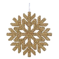 16" Glitter Snowflake Hanging Décor by Ashland