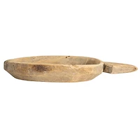 Hello Honey® 18" Natural Rustic Reclaimed Wood Bowl with Handles