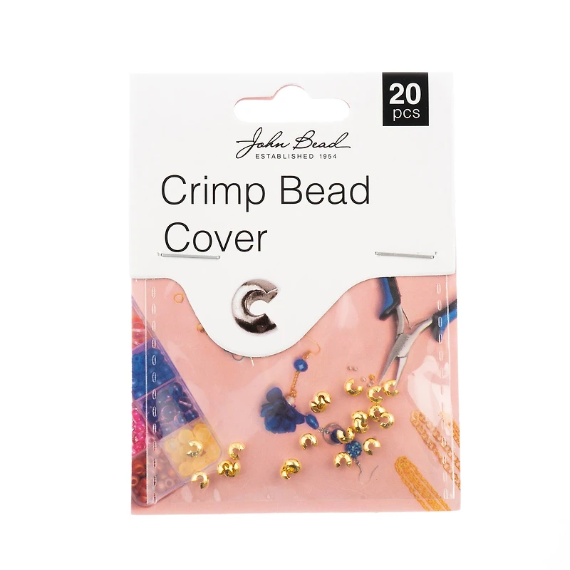 John Bead Must Have Findings 3mm Bead Crimp Covers