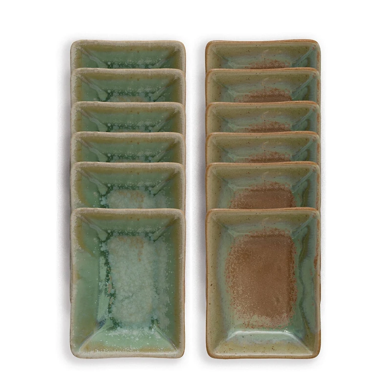 Hello Honey® Assorted Stoneware Dish with Opal Reactive Glaze Set