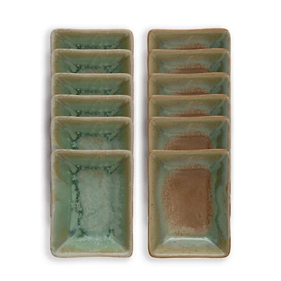 Hello Honey® Assorted Stoneware Dish with Opal Reactive Glaze Set