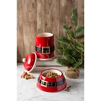 DII® Santa Belt Pet Bowl