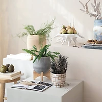 Hello Honey® 16.25" White Spike Accent Volcano Finish Bowl