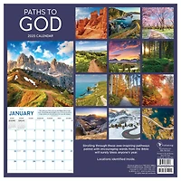 TF Publishing 2025 Paths to God Wall Calendar